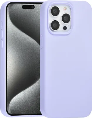 Obrázek produktu pro Pouzdro TUNIQ na zadní stranu pro iPhone 15 Pro Max – prémiový tekutý silikon – fialové