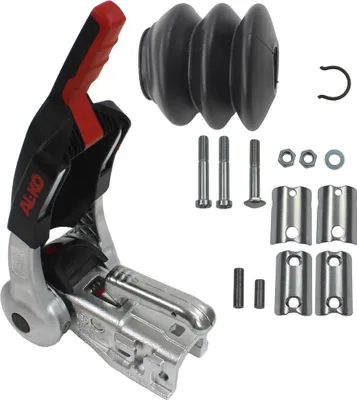 Produktbild von AL-KO Anti-Schlinger-Sicherheitskupplung AKS 3004, schwarz, für gebremste Anhänger bis 3.000 kg (max. Stützlast 150 kg), Länge 157 mm, Gewicht 4,2 kg, Packmaß 17,7x42,7x17,3 cm, passend für 35/40/45/50 mm Zugstangen (Adapter inkl.), für Parallel-/Kreuzverschraubung an AL-KO & sonstige Auflaufeinrichtungen, aus Stahl, Aluminium, Kunststoff, Gummi, mit flachem, UV-beständigem Griff.