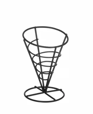 Produktbild von HENDI Pommestütenhalter schwarz Ø115x(H)175 mm