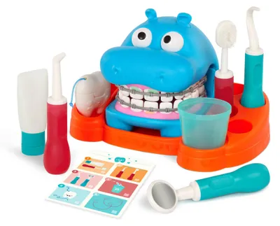 Immagine prodotto di Set dentale Hipodonta di B.Toys - Insegna ai bambini dai 3 anni in su l'igiene orale