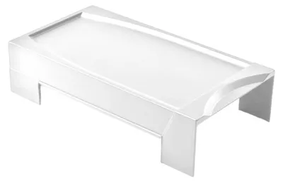 Image de Couvercle Hailo 1040229 blanc pour la poubelle Tandem Terzett