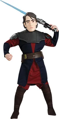 Produktbild von Star Wars Deluxe Anaking Skywalker Kostüm für Kinder, Größe:M