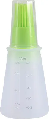 Produktbild von Silikonölflasche Pinsel Outdoor BBQ Gewürz mit Skala Grillküche Gadgets Grün