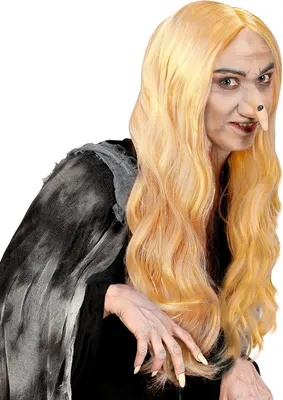 Produktbild von Perücke Hexe Blond lockiges langes Haar