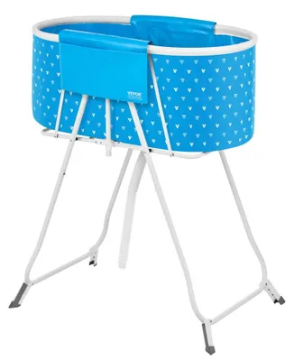 Imagen del producto de Bañera plegable para perros, color azul claro, 85 cm de largo, bañera portátil para mascotas