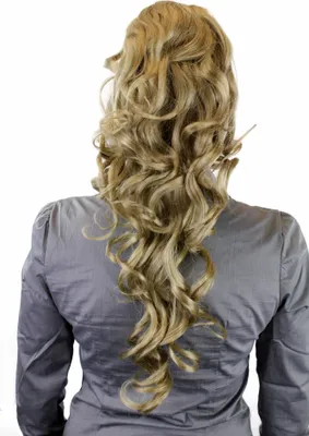 Produktbild von WIG ME UP Haarteil, lockig, Blond WK08-24