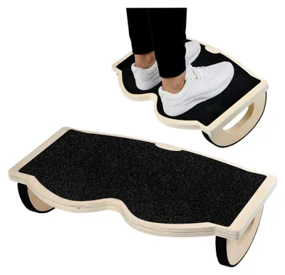 Produktbild von Ergonomische Fußstütze für den Schreibtisch aus Holz