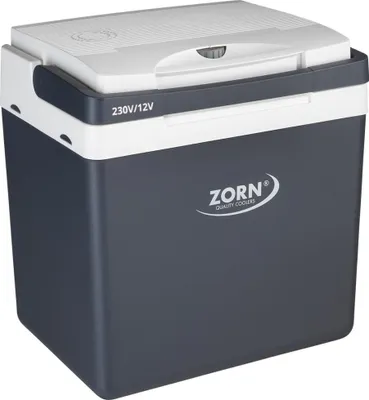 Produktbild von Zorn Kühlbox elektrisch ZA26 LNE 12V Anschluss grau/weiß 25 L