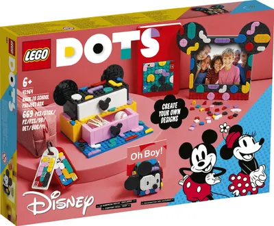 Productafbeelding van LEGO 41964 DOTS Mickey & Minnie Creatieve Doos voor het schooljaar, 6-in-1 knutselset