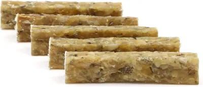 Produktbild von DOGBOSS 100% Natur Kauriegel, Hundeleckerli, gesunder Hundesnack, Rinderhaut mit Dorsch, 5 Stück 12 cm