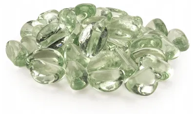 Produktbild von Aquarium Deko Glassteine transparent 300 g, 1-3 cm, 30-40 Stück, dekorative Steine für Aquarium, Terrarium, Vasen und Teich