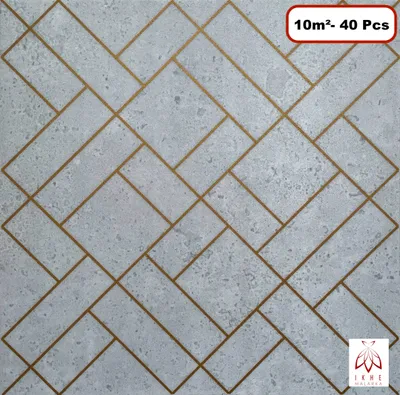 Produktbild von 40 Stück / Deckenpaneele Wandpaneele Wanddeko Wandverkleidung Platten Paneele Wandtattoos GLAMOUR RETRO Style Polystyrol XPS Like STYROPOR 3mm stärke (10m²) GL2 41-ZL