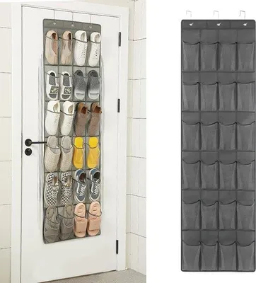 Image de Étagère à chaussures avec 3 crochets pour l'armoire de la chambre à coucher