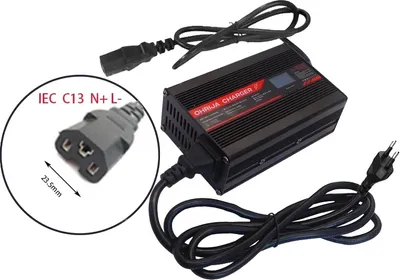 Obrázek produktu pro 48V nabíječka lithium-iontových baterií, výstup 54,6 V, proud 10 A, IEC, EU-220V