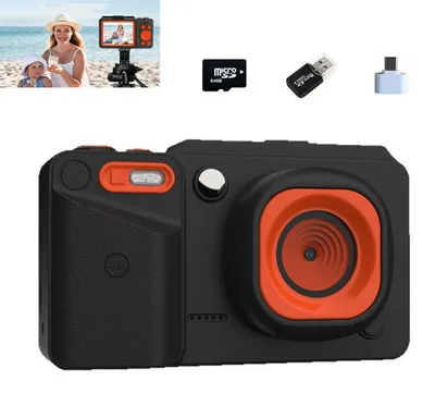 Produktbild von 1080P Digitalkamera Fotokamera 44MP Fotoapparat 16X Digitalzoom mit 32GB Karte 1 Akkus Digitalkamera für Kinder Student Jugendliche Anfänger