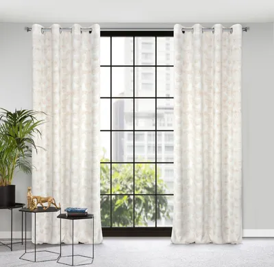 Obrázek produktu pro Eurofirany 400719, Sheer, Bílá, Vzorovaný, Polyester, Průchodka, 230 g/m²