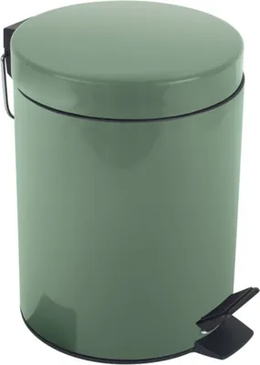 Produktbild von Spirella Kosmetikeimer "Sydney Basil Grün" Mülleimer Treteimer Abfalleimer - 5 Liter – mit herausnehmbaren Inneneimer