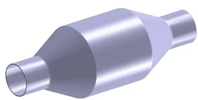 Produktbild von Walker 65200 UNIVERSAL-KATALYSATOR KAT Rund 46 / 50mm bis 2,5l 2500ccm E2 VW