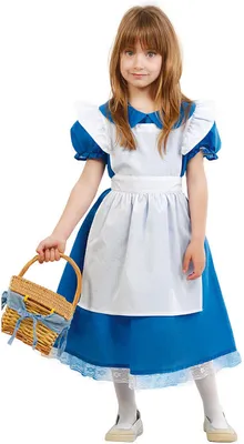 Obrázok produktu pre modré rozprávkové šaty - kostým pre dievčatá veľkosti 110 - 146, veľkosť:128/134
