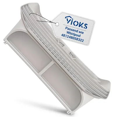 Produktbild von VIOKS Flusensieb Trockner Ersatz für Whirlpоol Bauknеcht 481248058081