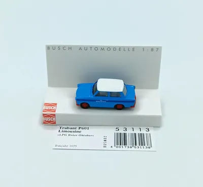 Produktbild von BUSCH Trabant P601 Limousine, LPG Roter Oktober 53113 Automodell 1:87