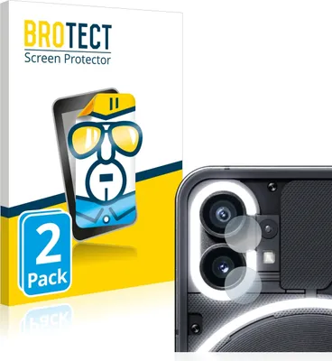 Produktbild von 2x Für Nothing Phone (1) (NUR Kameraschutz) Schutzfolie BROTECT Displayschutz Display Schutz Folie Klar Transparent