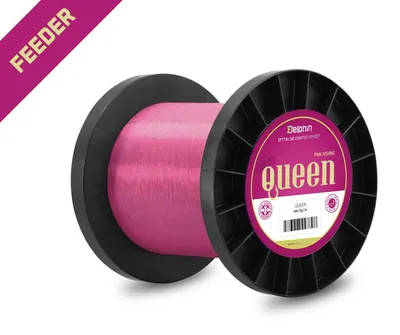 Produktbild von DELPHIN QUEEN Feeder, 5000m, 0,25mm, 5.0kg / 11,02lbs, rosa, Monofile Angelschnur, 101002826