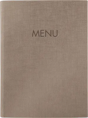 Produktbild von SIGEL SM211 Speisekarten-Mappe, Gummi-Bindung, A5, beige