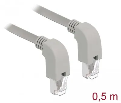 Image de Câble de raccordement Delock - RJ-45 (M) coudé vers le bas vers RJ-45 (M)