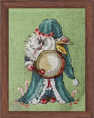 Produktbild von Nimue Kreuzstich Papier-Zählvorlage "Die Jultomte von Schweden", 168GV