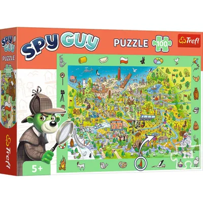 Obrázek produktu pro TREFL PUZZLE 100 Pozorování SpyGuy - Polsko 15596