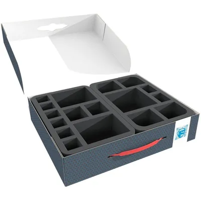 Imagen del producto de Caja de almacenamiento Lagerbox FSLB075 con espuma para miniaturas y figuras de colección