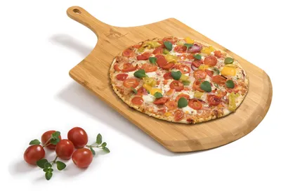 Productafbeelding van Flammkuchen Schuifplank van Bamboe voor Pizza en Groenten