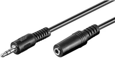 Produktbild von Hapena Audio-Kabel 2,5m KSK35S 07125 3,5mm Klinkenstecker - Kupplung,stereo