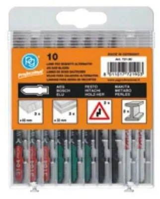Image de JEU DE LAMES POUR SCIE À MAIN BOSCH. Lot de 10 pièces