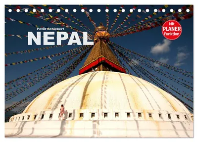 Produktbild von Nepal (Tischkalender 2027 DIN A5 quer), CALVENDO Monatskalender