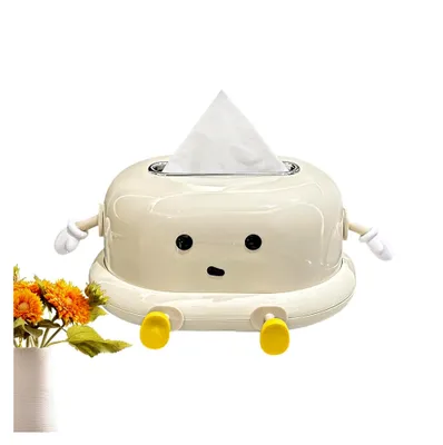 Produktbild von Niedliche Taschentuchbox mit Cartoon-Design, multifunktionaler Halter und Spender