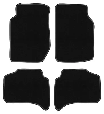 Image de Tapis de sol en moquette pour Kia Sportage I 1995-2004 (SUV) – jeu 4 pièces, noirs, sur mesure – Wielganizator BASIC