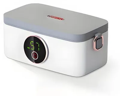 Produktbild von Elektrische Lunchbox - 1 Liter - Draadloos und Oplaadbar - Ideale Wärmequelle für Büro und Auto