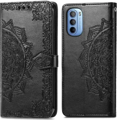 Produktbild von imoshion Mandala Klapphülle Motorola Moto G14 - Schwarz