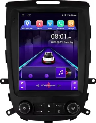 Obrázek produktu pro Autorádio s Bluetooth a CarPlay pro Hyundai Santa Fe 2 (2006–2012) – Kompatibilní s Apple a Android – Stereo systém – Navigační systém – 1 GB/16 GB