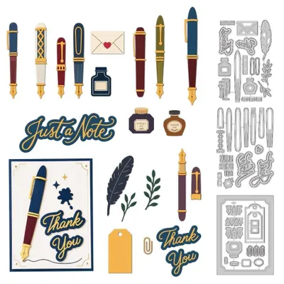 Immagine prodotto di Set di 3 sagome per découpage, ideali per lo scrapbooking
