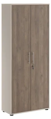 Produktbild von Saponara - Mehrzweckschrank 2 Türen, 79x188h cm Beige, 4 Regale