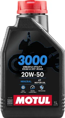 Produktbild von Motul Motoröl 3000 4T 20W50 1L (Mineralisch)