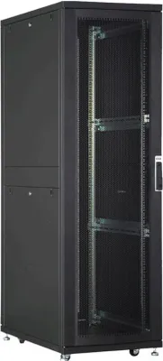 Produktbild von Digitus Serverschrank Unique Serie - 600x1000 mm (BxT), Freistehendes Gestell, 36U, 1000 kg, Schwarz