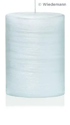 Produktbild von Formenkerze Ovalkerze Weiß Perlmutt-Oberfläche, 190 x 135 mm, Kerzen Rohling zum selber gestalten