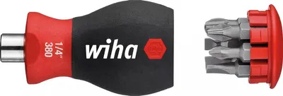 Image de Wiha Bit Tournevis Stubby 6 embouts 1/4" SB 3801 01