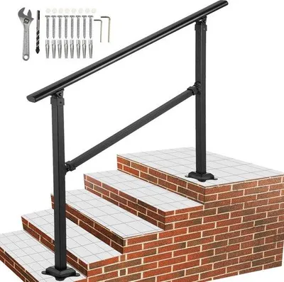 Produktbild von Famanu Balustrade Außenstufenhandlauf - Verstellbar für 1-4 Stufen