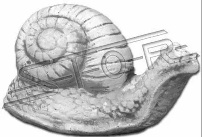 Produktbild von Garten Dekoration Terrasse Stein Figuren Figur Deko Statue Skulptur  Schnecke
