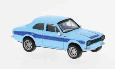 Produktbild von Brekina PKW Ford Escort RS 1800 Mk1 blau/blau 19071
